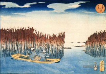 歌川國芳 Utagawa Kuniyoshi Werke - Seetang Sammler bei omari Utagawa Kuniyoshi Ukiyo e